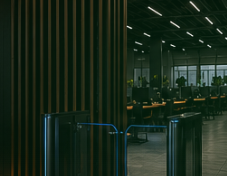 Lobby and operations floor